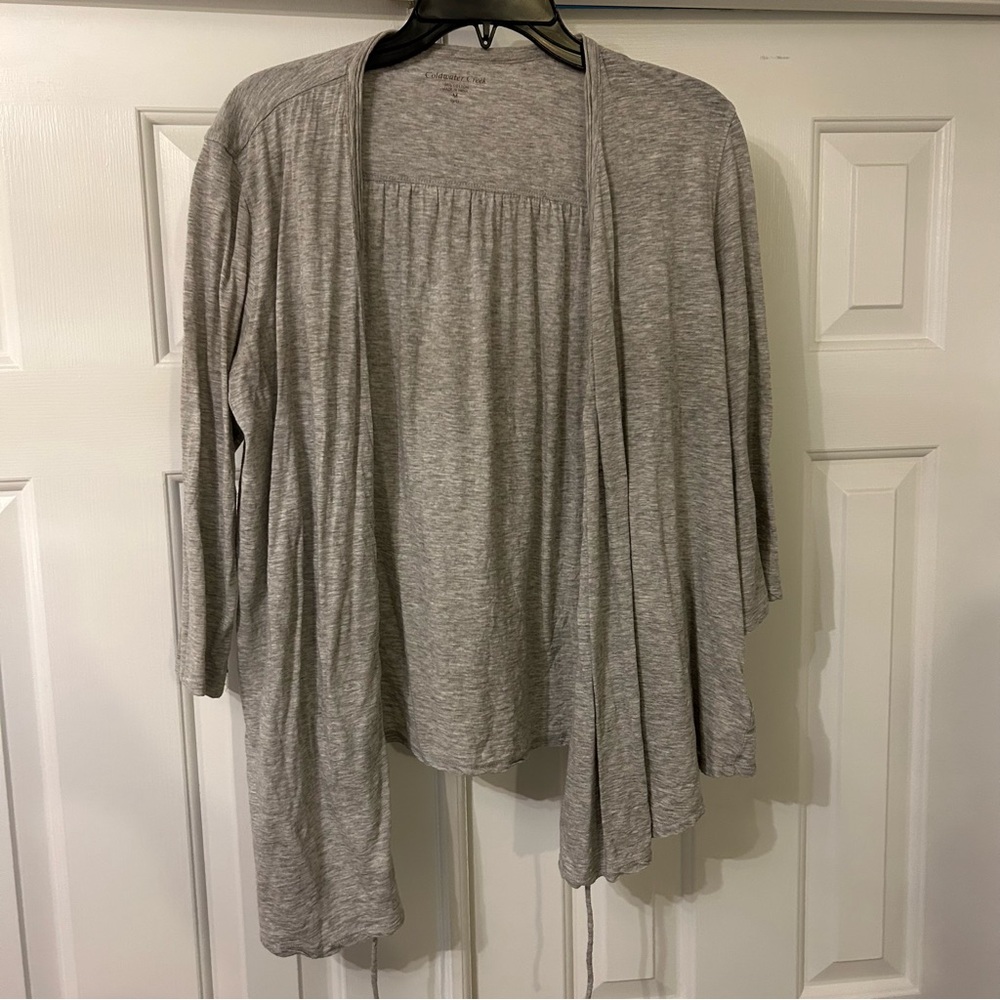 Grey Lightweight Cardigan